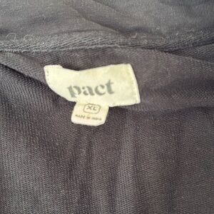 Women’s Pact organic cotton black xl cotton hoodie